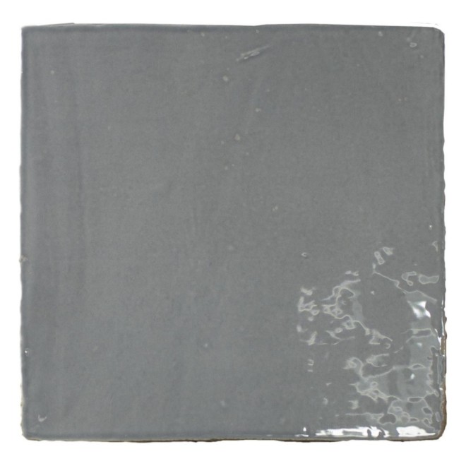 Wandtegel Dutch 13x13cm Vierkant Glossy Grijs